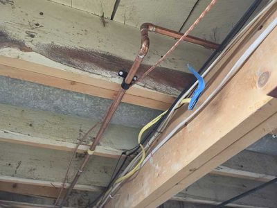 Copper Water Pipe Installation